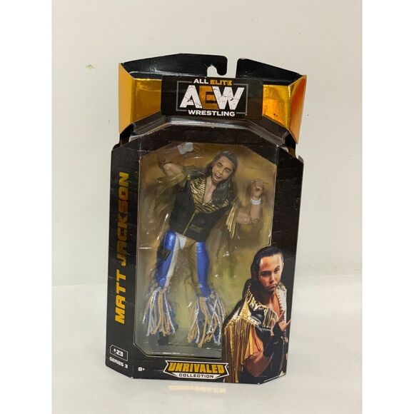 AEW MATT JACKSON Unrivaled Series #3 Figure #23, WRESTLING COLLECTIBLE TOYS - Picture 4 of 5